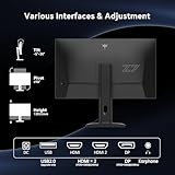 KTC Gaming Monitor 240Hz 27 Inch | FHD@240Hz | Adjustment Stand | | Fast IPS Panel | 1ms Response Time (MPRT) | 350 cd/㎡ Brightness, HDR | Adaptive Sync | 97% DCI-P3, 99% sRGB, ΔE＜2 | H27F7 - Image 7