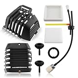 エアフィルターターンアップキット V299000640 ファスナーノブ Echo 2620 ウィードイータートリマー SRM-2620 SRM-2620T PE-2620 PAS-2620 PPT-2620 新ダイワトリマー 燃料ラインセット&A320001200マフラー用 er カバー