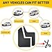4 PCS Universal Basic Mud Flaps Set, Splash Guards Vehicle Tire Protector Mudflaps Compatible with Cars, Pickups, SUVs, Vans, Trucks, Etc Matte Black