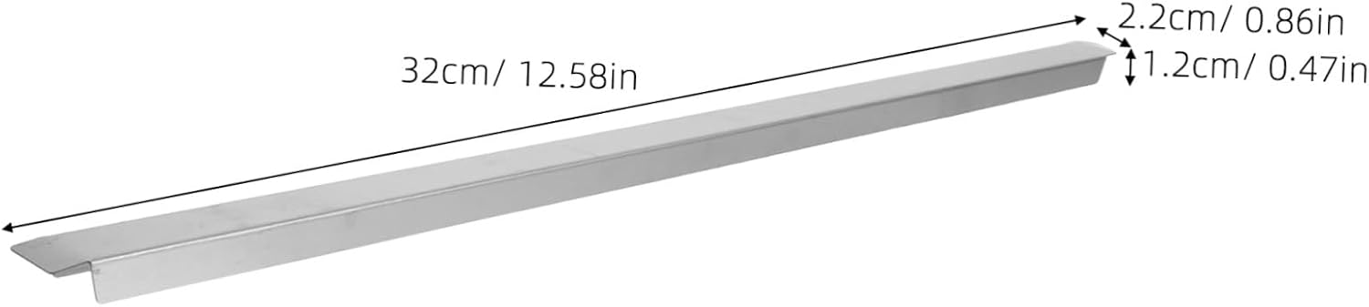 jojofuny 2pcs 32.5cm Stainless Steel Food Pan Divider Bars 1/2 + 1/3 Fraction Support for Hotel Restaurant Catering Commercial Kitchen Steam Table Accessories