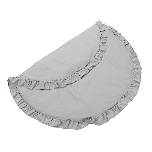 FRCOLOR Tappeto per Gattonare Rotondo in Materiale Delicato e Resistente, Tappetino da Gioco per Bambino e Bambina Piccoli, Coperta Antiscivolo Facile da Lavare per Uso Interno ed Esterno