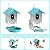 Solar Smart Birds Feeder with Camera and Bird Bath for Outdoors Birdfy AI Identify 6500+ Bird Watching 2K HD Video Live Stream Camera 2.4Ghz WiFi Buddy Solar Powered Best Gifts for Birds Lovers