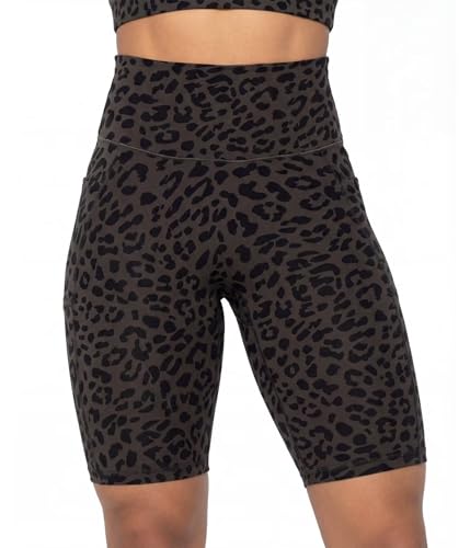 Image of Sunzel No Front Seam Biker Shorts for Women with Pockets, Yoga Workout Gym Bike Shorts with Tummy Control | 3, 5 Or 8-Inch Inseam, High Waisted, No Front Seam, Side Pockets, Buttery Soft, Compression Fit, Squat Proof, Tummy Control