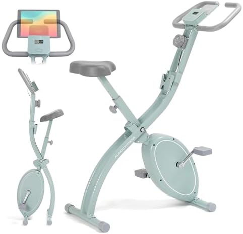 （15:30時点） 【Amazon.co.jp 限定】 アルインコ(Alinco) (ALINCO) フィットネスバイク エアロバイク クロスバイク マグネット負荷 トレーニングバイク 静音 8段階負荷 折りたたみ コンパクト収納 軽量 タブレットトレー付 組立簡単 AFBX4123AG グリーン