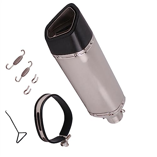 Silencieux moto en carbone véritable 570mm échappement 51mm pour Ducati 821