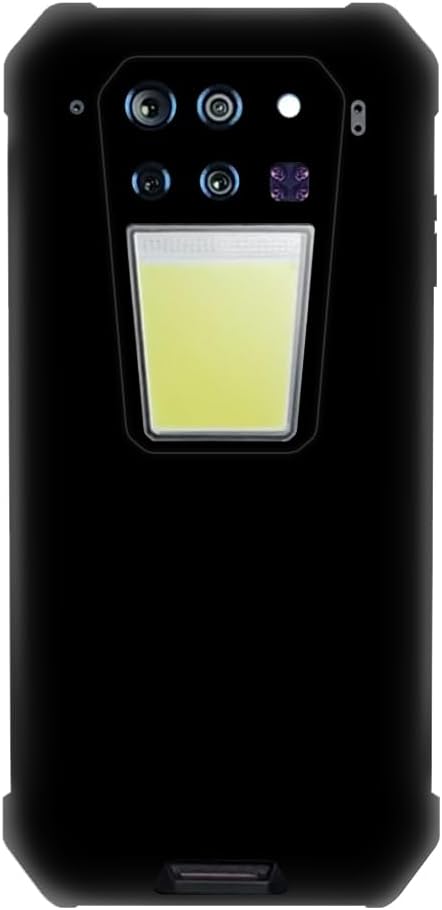 TPU Phone Case Compatible with Unihertz 8849 Tank 3, Slim Shockproof Soft Cover with Anti-Scratch Design and Precise Cutouts for Full Protection (Black)