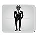 Produktbild Semtomn Mouse Pad Tiermastiff Dog Boy im schwarzen Anzug Mousepad für Notebooks, Desktop-Computer Mausmatten, Büromaterial verkleidet