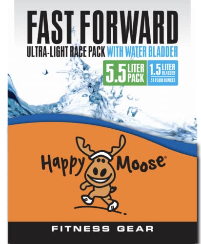 Happy Moose Fast Forward Ultra Light Race Vest with 1.5 Liter Bladder