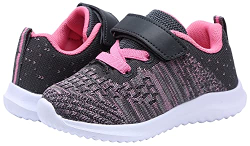 COODO Toddler/Little Kid Boys Girls Shoes Running Sports Sneakers (11 Little Kid,Grey)