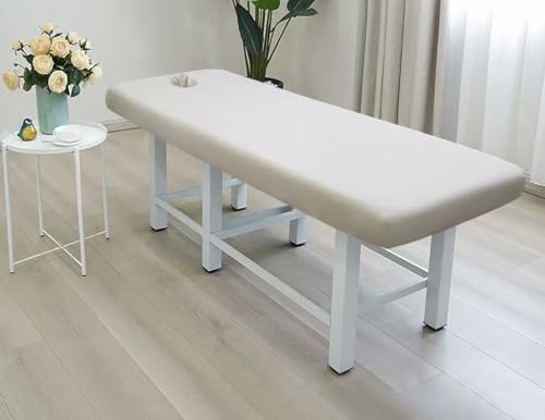 Thickened Mattress Protector with Holes,Non-Slip and Dirt-Proof Sheet Specially for Beauty Therapy Non-Disposable for All Seasons,D,60x180cm(24x71inch)