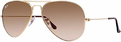 Ray-Ban Aviator RB3025 001/51 Arista/Crystal Brown Gradient 58mm Sunglasses