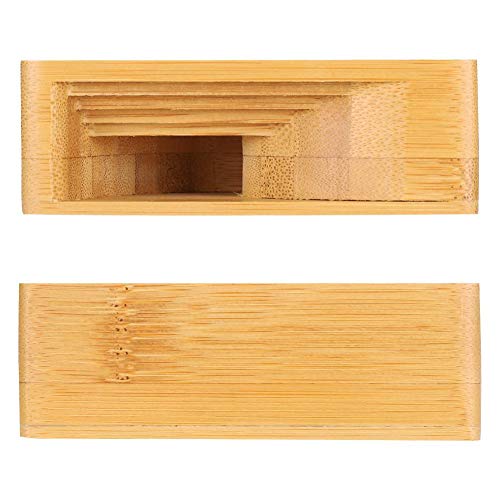 Telefone de madeira de bambu Amplificador de alto-falante de som Suporte de telefone celular com amp