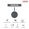 Vinod Cookware Dosa Griddle (Tawa) with Induction Base - 100% Aluminum Non Stick Pan with Anti Scratch Surface - Flat Multi Use Crepe Pan - (Black) - (10 IN) #4