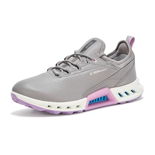 ECCO Women's Biom C4 Golf Shoes, Steel Lavender Mist, 41/42 EU