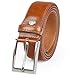 Produktbild LINDENMANN Ledergürtel Herren/Gürtel Herren, Rindleder-Gürtel XL bombiert, cognac, Größe/Size:100;Farbe/Color:braun