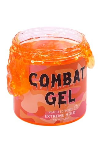 Combat Gel extreme hold hair gel (500 ML Peach)