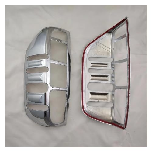 Cubierta de luz trasera cromada para Nissan Navara D40 de ABS 3