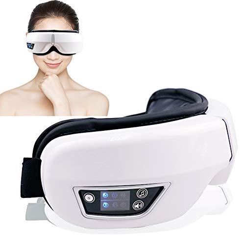 Preisvergleich Produktbild Dr.Lefran Elektrisches Augenmassagegerät, Bluetooth wiederaufladbares kabelloses Augenmassagegerät, Pressotherapie für Augen, Sichtschutz, Maschinenvibration, Heizung, Luftdruck