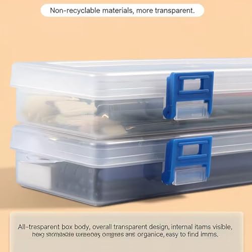 Caja de Almacenamiento para Pinceles 3PCS HanyHere Transparente con Diseño de Broche miniatura 7