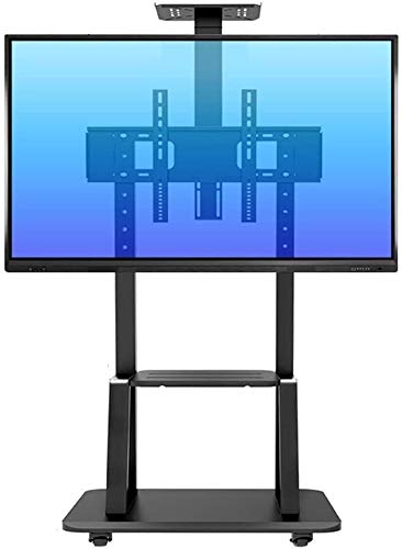 Soporte móvil para TV de 55 a 75 pulgadas con 2 estantes miniatura 1