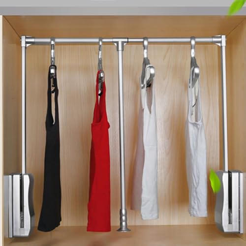 Barre transversale extensible et réglable pour suspendre les vêtements 69-92cm