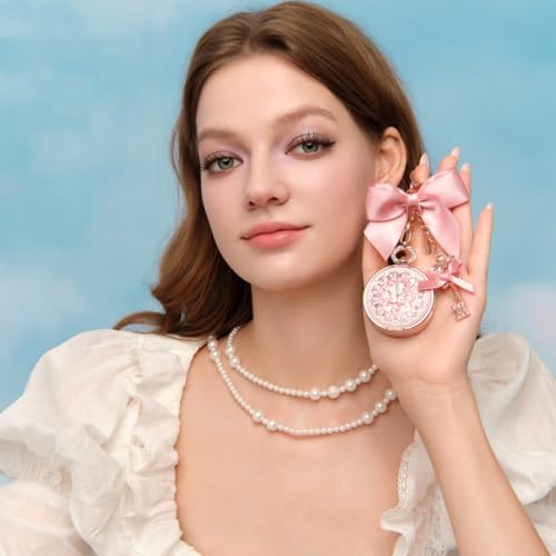 Image of Flower Knows Bunny Garden Lip Balm Bag Charm,Hydrating & Softening Lip Care with Nourishing Oils & Long-Lasting Moisture,Non-Sticky Shine,Vegan Skincare,Lip Keychain Cap,Cute for Gift(02 Creamy White)