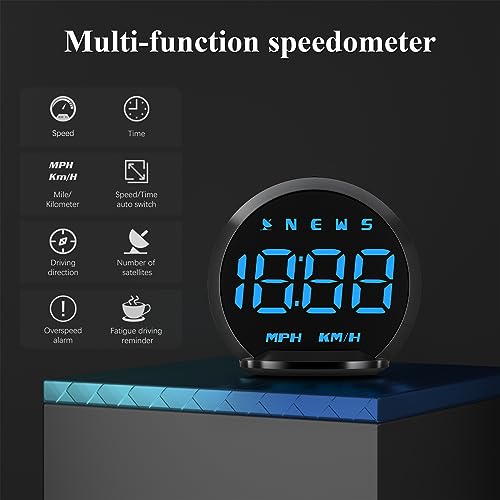 image for wiiyii GPS Speedometer G13, Heads up Display for Cars with Speed MPH, 