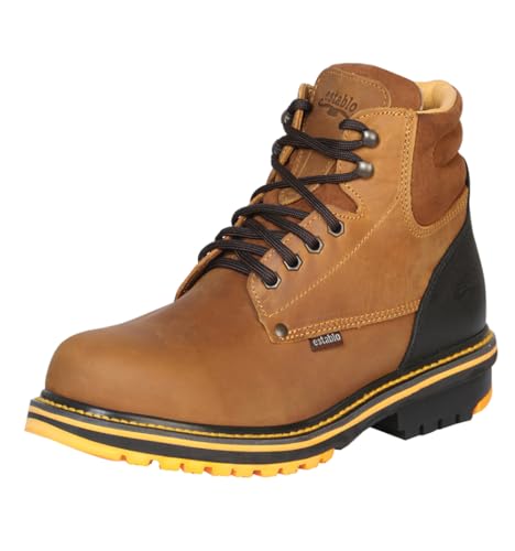 Men's Work Establo Boots 509-27 Soft Toe Genuine Leather Mango/Black