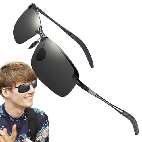 Genérico Gafas de Seguridad de Transición | Gafas Fotocromáticas para Mujer | Protección UV400 Anti Reflejos Uso Exterior Equipo para Ciclismo Hombre Conducción Senderismo Deportes