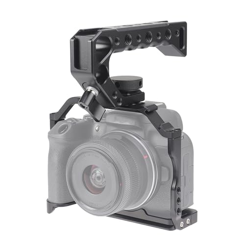 �݊���������܂�Canon R10 �J�����P�[�W���r�b�g���O�A�N�Z�T���[�A�n���h���ʒu���߃l�W���t��(Alai handle)