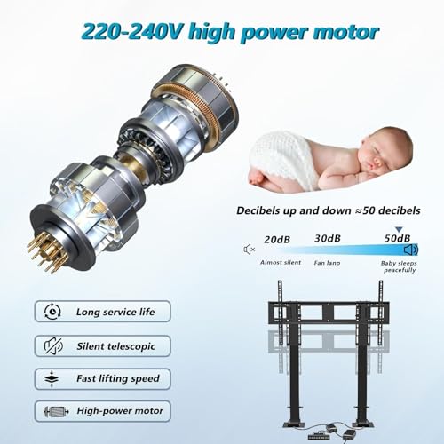 Soporte Telescópico Eléctrico para TV 55-120 pulgadas miniatura 7