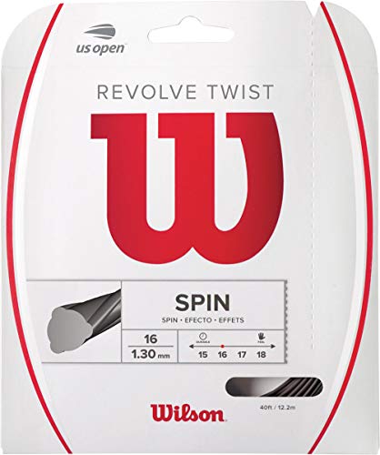 Wilson Revolve Twist cordes de tennis torsadées structure trois bosses effets