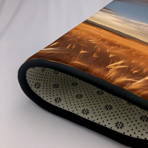Tapis imprimé millet 203x147 cm pour salon et bureau
