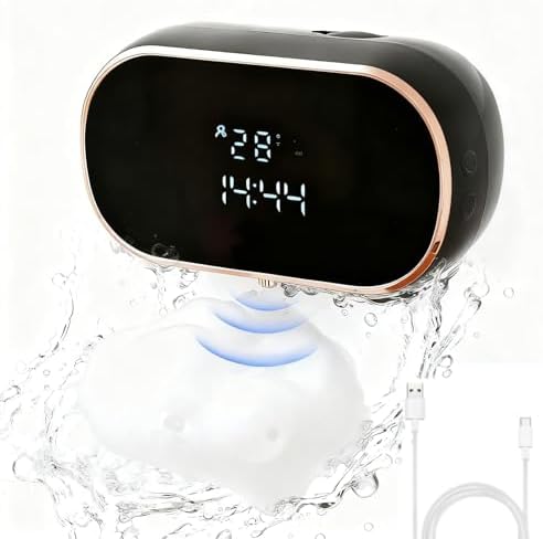 1PCS 350ml Wall Mount Automatic, Touchless Foam Dispenser with 3 Gears Adjustment Levels and IPX5 Water Proof for Bathroom Kitchen (White) image 4
