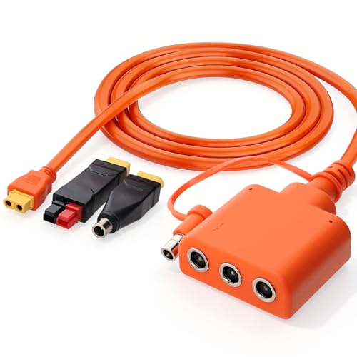 Solar Panel Connector for Jackery SolarSaga Panels - Series Connection for Up to 3 Solar Panels Fast Charging for Jackery/EcoFlow/Anker/Bluetti Portable Power Stations