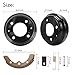 10L0L Golf Cart Brake Hub Drums & Brake Pads/Brake Shoes & Brake Spring Kit fit Club Car DS G&E 1981-1994 Villager 6-8 Seater, Replace OEM# 1011137,101146302, 101816301