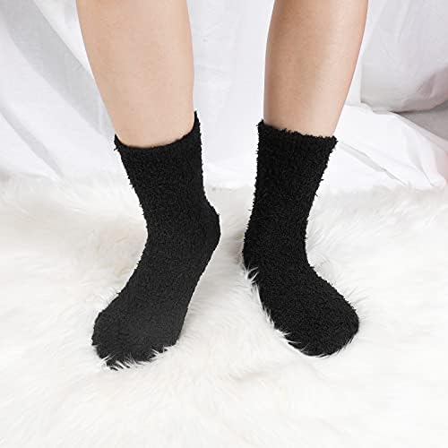 Chaussettes Mi-mollet Pour Fille - Motif Chat - Lot De 2 Paires - Chaudes Et Respirantes - Pour Sommeil Et Loisirs - 10