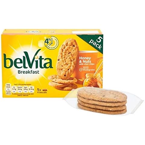 Belvita Honig-Nuss-Frühstück Kekse 5 X 45G Cover