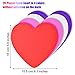 320 Pieces Valentines Foam Heart Craft Set Includes 20 Colorful Foam Hearts and 300 Self-Adhesive Heart Stickers for Valentine's Day DIY Craft Supplies