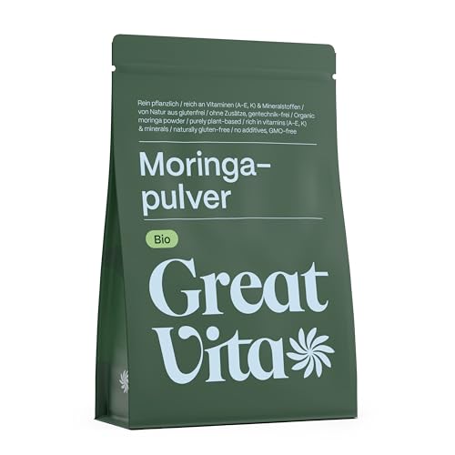 GreatVita Bio Moringa Pulver 400g ohne Zusätze