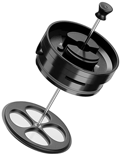 HEEMBURG French Press aus Edelstahl | Thermo Kaffeebereiter doppelwandig isoliert | Französische Kaffeepresse | Coffee… – Bild 4