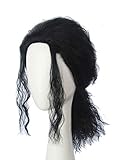HANGCosplay Men's Black Costume Wig for Michael Jackson Cosplay