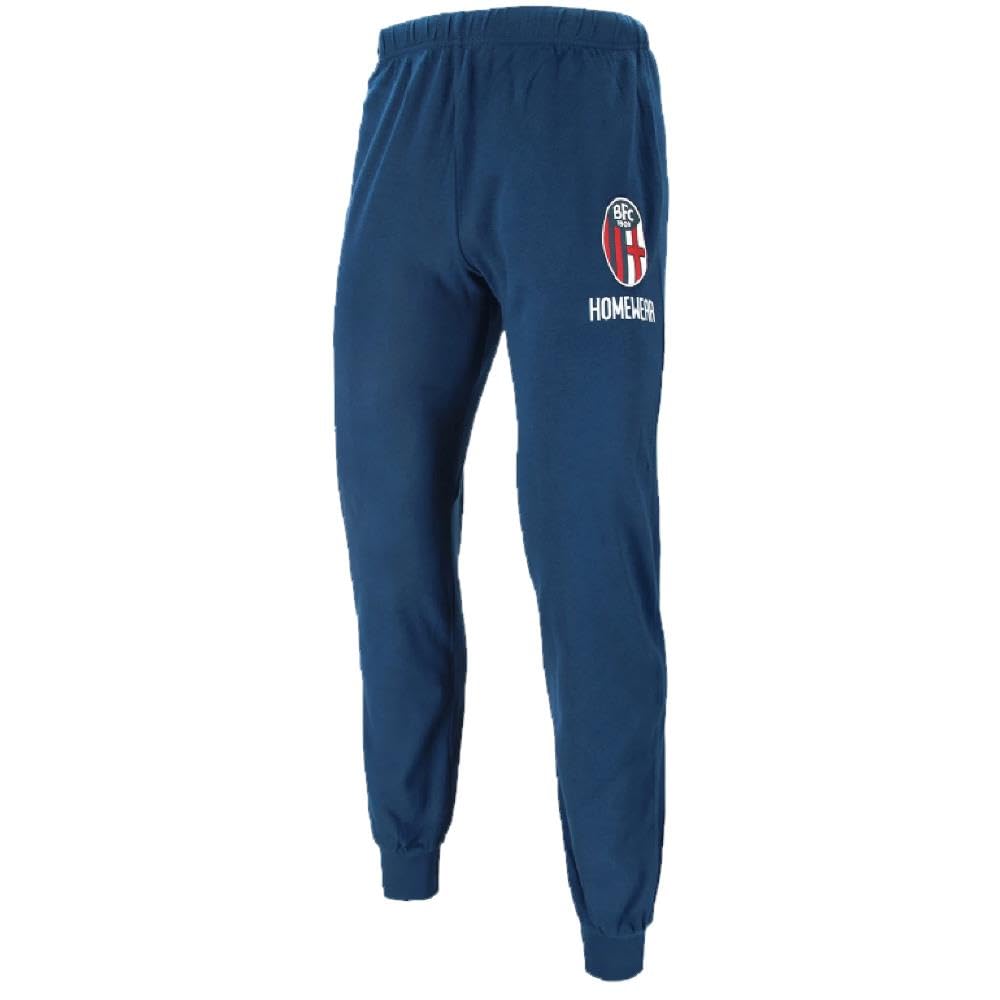 Pigiama Bologna FC 1909 Ufficiale Champion | 100% Cotone Interlock | Adulto Ragazzo | Homewear Personalizzabili Con Nome e Numero PS 46586-BS