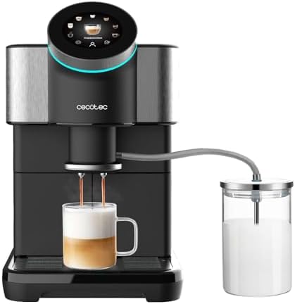 Cecotec Cafetera superautomática Táctil Cremmaet Spin. 1450W, 19 ...