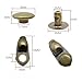 Yantbin Boot Lace Hooks Boot Eyelet Repair Kit with Rivets – Lace Fasteners & Buckles for Boots(Antique Brass,20 Sets)