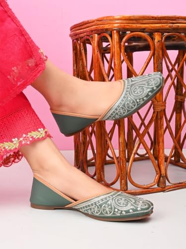 Image of XE Looks Embroidery & Comfortable ethnic& occational jutti for women & Girls