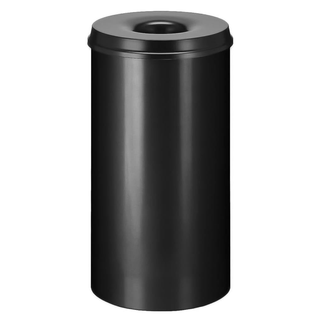 V-Part Selbstlöschender Papierkorb 50 Liter, schwarz