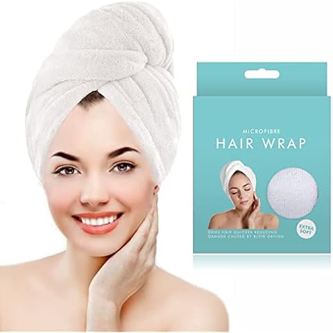 Microfibre Hair Towel Turban Head Wrap Hair Drying Towel Wrap Super Absorbent Extra Soft Twist Turban For Wet Long Thick Curly Hair Helps To Dry Hair Faster Reducing Damage Caused By Blow Drying Cover