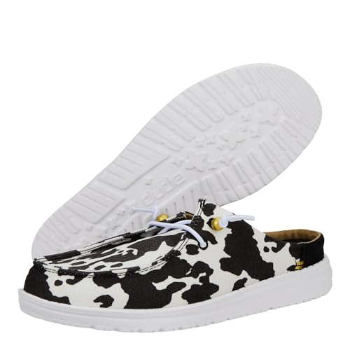 Image of HEYDUDE Women's Wendy Slip Mule Classic | Lightweight Women's Slip-On Shoes | Comfortable & Casual Everyday Footwear