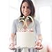 50 Cake Topper - Premium Gold Metal - 50 and Fabulous - 50th Birthday Party Sparkly Rhinestone Decoration Makes a Great Centerpiece - Now Protected in a Box